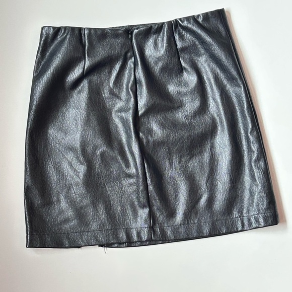 Wild Fable Gray Mini Pencil Skirt with Slit small (I) - Picture 3 of 4